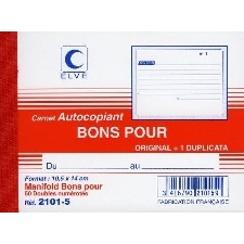 CARNET ELVE MANIFOLD BONS POUR 105X140 MM