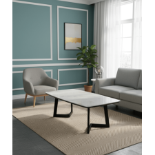 TABLE BASSE 602 RECTANGULAIRE 110X55X47 BLANC