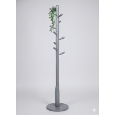 PORTE MANTEAU 6019 AVEC HAMECONS GRIS