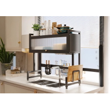 EGOUTTOIR A VAISSELLE YH-06 METAL NOIR