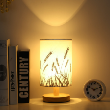 LAMPE DE TABLE BY009 9WATTS E27 CHARGEABLE BOIS MASSIF