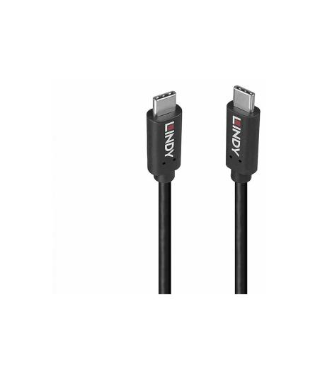 CABLE LINDY 1.5M USB 3.2 TYPE C 20GBPS