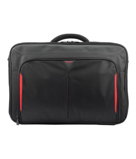 ETUI PC PORTABLE TARGUS CLASSIC 17-18P BRIEFCASE NOIR ROUGE