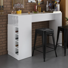 TABLE BAR COMPTOIR MP1062-0001 BLANC