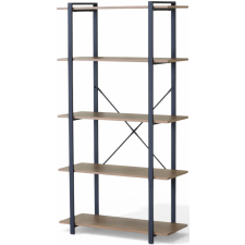 BIBLIOTHEQUE SF-VA-12813-0001WOOD CHENE FONCE ET NOIR