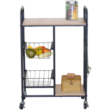 CHARIOT DE CUISINE SF-VA-13097-0001 CHENE ET NOIR