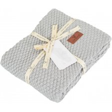 COUVERTURE TRICOTEE CANGAROO 80X100CM GRIS