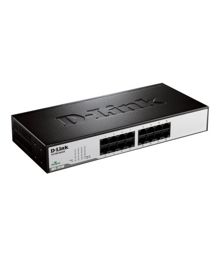 SWITCH DLINK 16XRJ45 10/100 UNMANAGED 16PORT