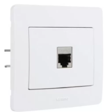 PRISE ENCASTRABLE RJ45 1GBIT/S BLANC