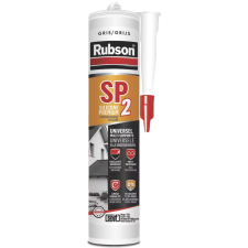 MASTIC SILICONE SP2 JOINT UNIVERSEL RUBSON 300ML GRIS