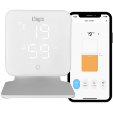 THERMOSTAT KONYKS CLIMPAC LED WIFI AVEC TELECOMMANDE INFRAROUGE