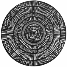 SET DE TABLE RAYON 38CM PVC NOIR