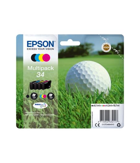 CONSOMMABLES JET D'ENCRE INK/34 GOLF BALL CMYK SEC