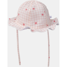 CHAPEAU D ETE MOYA MOTIF FRAISE BLANC/ROSE