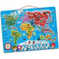 MON PUZZLE DU MONDE MAGNETIQUE CLEMENTONI GRAND FORMAT 4ANS+