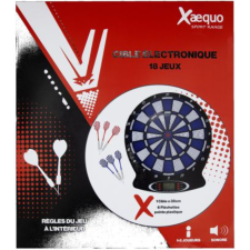 CIBLE A FLECHETTES ELECTRONIQUE XEAQUO 38CM 3 PILES AA