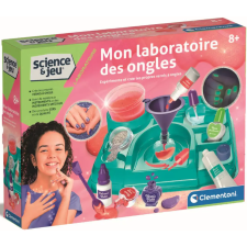 COFFRET SCIENTIFIQUE CLEMENTONI MON LABORATOIRE DES ONGLES 8ANS+