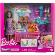 COFFRET POUPEE BARBIE MATTEL-  SKIPPER GARDERIE
