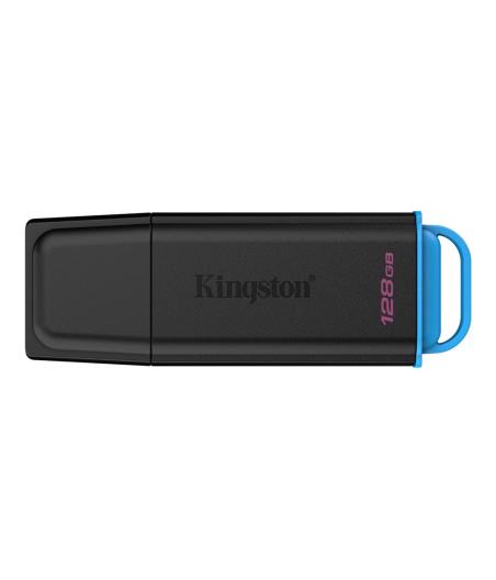 CLE USB KINGSTON 128GB PORTABLE 3.2 BK/BLUE