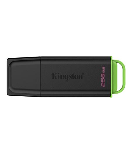 CLE USB KINGSTON 256GB PORTABLE 3.2 BK/GREEN