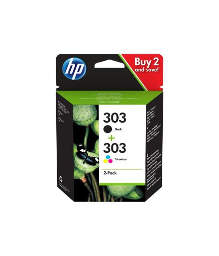 CARTOUCHE D'ENCRE HP 303 BLACK/TRI - COLOR ORIGINAL INK