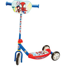 SPIDEY PATINETTE 3 ROUES SMOBY ROUGE BLEUE 3ANS+