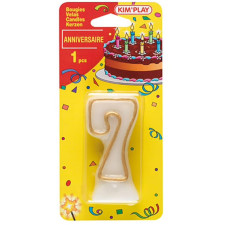 BOUGIE ANNIVERSAIRE KIM PLAY CHIFFRE N7