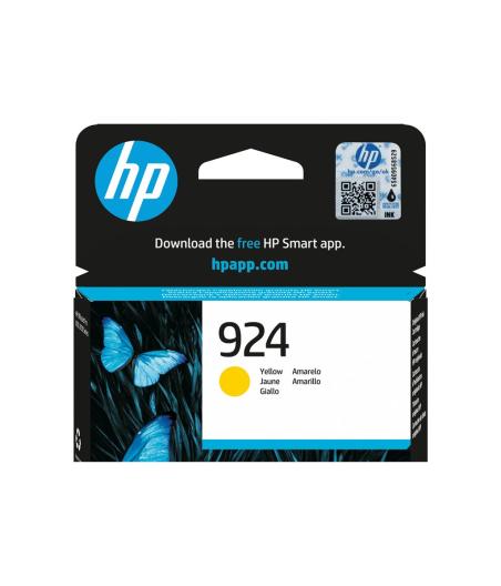 CARTOUCHE D'ENCRE HP 924 YELLOW ORIGINAL INK CARTRIDGE