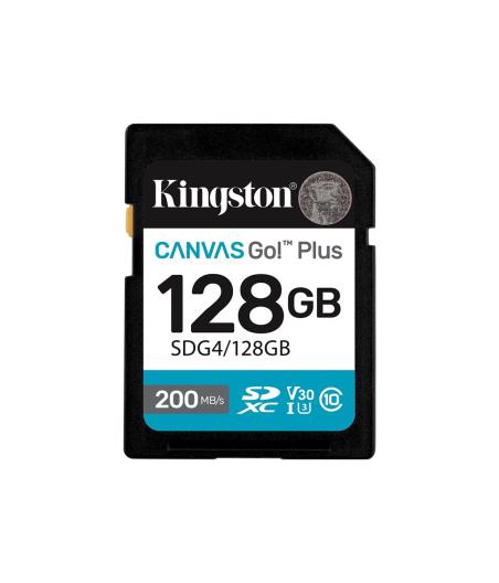 CARTE MEMOIRE KINGSTON CANVAS GO PLUS 128GO SDXC GEN4