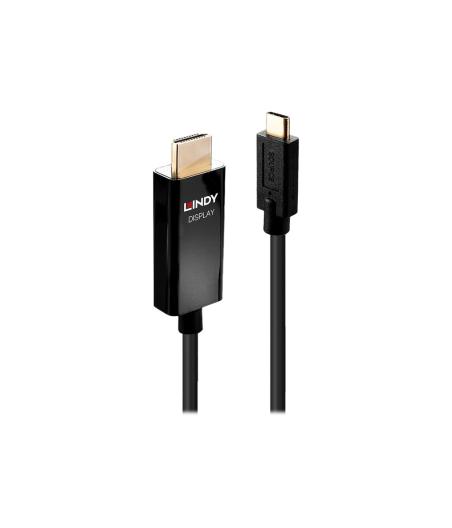 CABLE ADAPTATEUR LINDY 43291 1M USB TYPE C VERS HDMI 4K