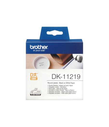 ETIQUETTE BROTHER DK-11219 RONDE PAPIER