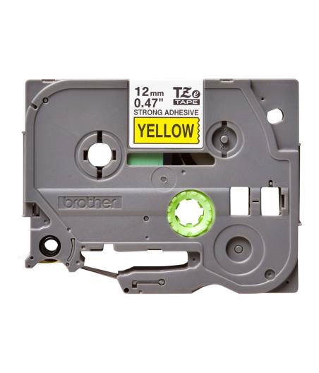 BROTHER RUBAN 12MM NOIR/JAUNE