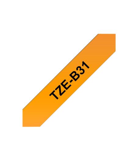 BROTHER P-TOUCH TZE-B31 NOIR SUR NEON