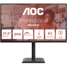 ECRAN LED AOC 31.5 POUCES 2560x1440 100HZ IPS NOIR