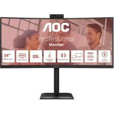ECRAN INCURVE AOC CU34E4CW 34 POUCES UWQHD 120HZ NOIR