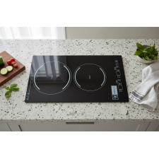 PLAQUE DE CUISSON VITROCERAMIQUE NEOLUX ALP-TD35 2 FEUX NOIR VITREE