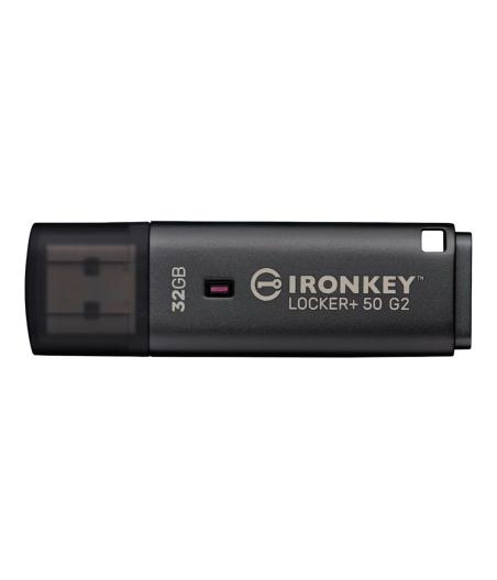 CLE USB KINGSTON 32GO IRONKEY LOCKER PLUS 50 G2