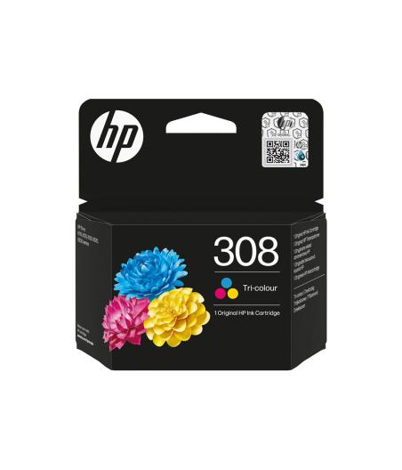 CARTOUCHE D'ENCRE HP 308 7FP20UE TROIS-COULEURS ORIGINAL