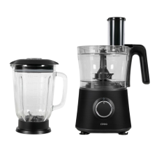 ROBOT BLENDER MULTIFONCTION LIVOO DOP250N 600W EN VERRE ET BOL PLASTIQUE 6 EN 1 NOIR