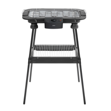 BARBECUE ELECTRIQUE SUR PIEDS LIVOO DOM506 2 EN 1 2200W NOIR