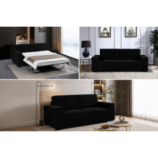 CANAPE CONVERTIBLE RAPIDO NC1521BLACK TISSU COTELE NOIR