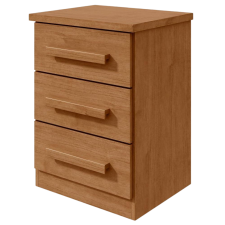 TABLE DE CHEVET BAIAO 59224.640 3 TIROIRS CHENE MIEL