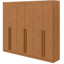 ARMOIRE BERTHA 72911.163.640 6 PORTES  CHENE MIEL