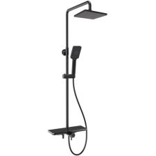 COLONNE DE DOUCHE NOIR BUKANE CARRE