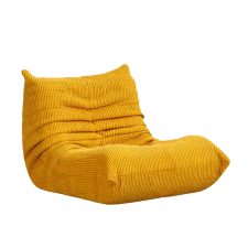 FAUTEUIL CONFORT 0120YELLOW TISSU COTELE JAUNE
