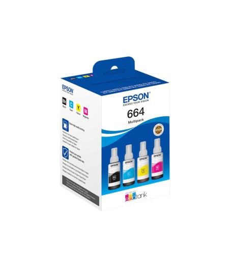 CARTOUCHE D'ENCRE EPSON 1LB 664 ECOTANK 4-COLOUR MULTIPACK