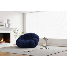 FAUTEUIL NUAGE 007DARKBLUE TISSU BLEU FONCE