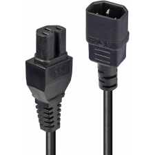 RALLONGE CABLE D'ALIMENTATION LINDY 2 METRES MOULE NOIR