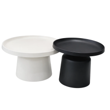 TABLE BASSE GIGOGNE AH-4408 NOIR ET BLANC