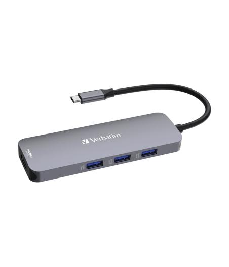 HUB VERBATIM USB-C PRO MULTIPORT (P)